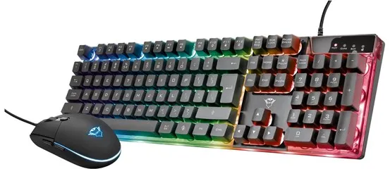 Trust Gaming GXT 838 Azor Gaming Combo - Gaming-Tastatur - Schwarz