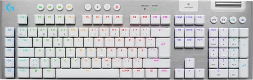 Logitech G915 X LIGHTSPEED - Tactile - 100% - Gaming-Tastatur - Nordisch - Weiß